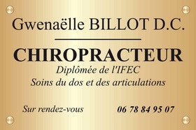 Chiropracteur 77 Seine et Marne 91 Essonne Gwenaelle Billot